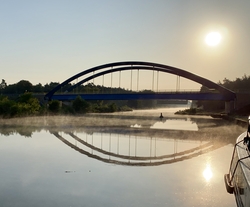 Sunrise Oder Havel Canal