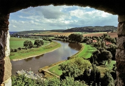 Weser hills landscape