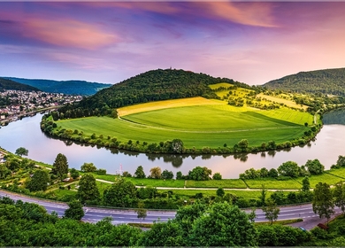 Rhein & Neckar Premium 2-Fluss-Tour in Deutschland | Radeln Sie entlang des wunderschönen, von Natur umgebenen Neckars!