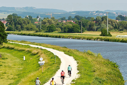 Main Danube Canal, Bike path