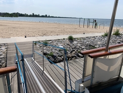 Harderwijk beach at the lake